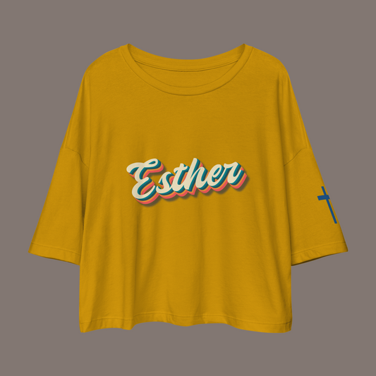 Esther Loose Drop Shoulder Crop