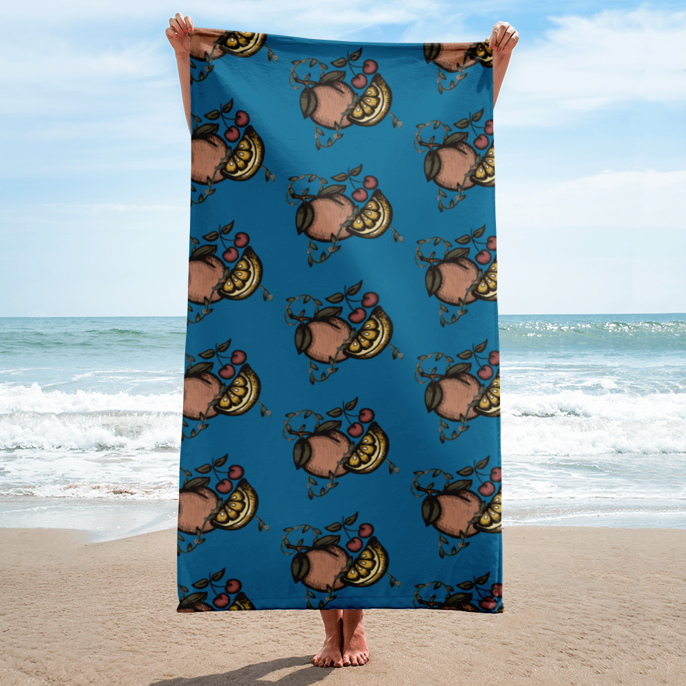 Fruit Towel (Blue)